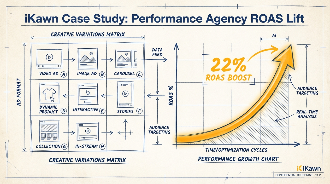 The Performance Agency: 22% ROAS Lift via Creative Freshness